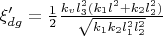 $\xi'_{dg}=\frac{1}{2}\frac{k_v l_3^2 (k_1 l^2+k_2 l_2^2)}{\sqrt{k_1k_2 l_1^2 l_2^2}}$