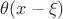 $\theta(x-\xi)$