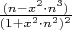 $\frac {(n-x^2\cdot n^3)}{(1+x^2\cdot n^2)^2}$