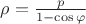 $\rho=\frac{p}{1-\cos\varphi}$