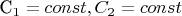 C_1=const,C_2=const