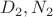 $D_2,N_2$