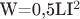 W=0,5LI^2