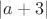 $|a+3|$