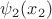 $\psi_2(x_2)$