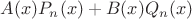 $A(x)P_n(x)+B(x)Q_n(x)$