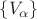 $\{ V_{\alpha} \} $