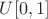 $U[0,1]$