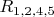 $R_{1,2,4,5}$