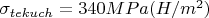 $\sigma_{tekuch}=340MPa(H/m^2)$