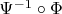 $\Psi^{-1} \circ \Phi$