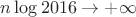 $n\log 2016\to+\infty$