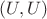 $(U,U)$