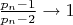 $ \frac{p_n-1}{p_n-2} \to 1 $