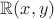 $\mathbb R(x,y)$