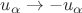 $u_\alpha\to-u_\alpha$