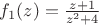 $f_1(z)=\frac{z+1}{z^2+4}$