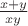 $\frac{x+y}{xy}$