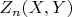 $ Z_n (X, Y) $