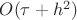 $O(\tau+h^2)$