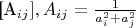 [A_{ij}], A_{ij}=\frac{1}{a_i^2+a_j^2}