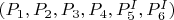 $(P_1,P_2,P_3,P_4,P_5^{I},P_6^{I})$