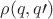$\rho(q,q\prime)$