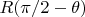 $R(\pi/2-\theta)$