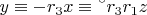 $y\equiv-r_3x\equiv &ndash;r_3r_1z$