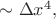 $\sim\Delta x^4,$