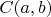 $C(a,b)$