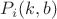 $P_i(k,b)$
