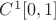 $C^{1}[0,1]$