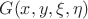 $G(x,y,\xi,\eta)$