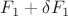 $F_1 + \delta F_1$