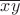 $\overline {xy}$