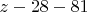 $z-28-81$