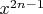 $x^{2n-1}$