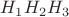 ${H_1}{H_2}{H_3}$