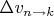 $\Delta v_{n \to k}$