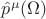$\hat p^\mu(\Omega)$