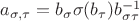 $a_{\sigma , \tau}=b_{\sigma } \sigma (b_{\tau})b_{\sigma \tau}^{-1}$