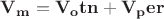 $\mathbf{V_m=V_otn+V_per}$