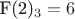 F(2)_3=6
