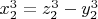 $x_2^3 = z_2^3 - y_2^3$