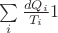 $\sum\limits_{i}\frac{dQ_i}{T_i}1&deg;$