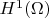 $H^1(\Omega)$