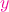 $\color{magenta}y$