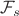 $\mathcal F_s$