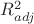 $R^2_{adj}$
